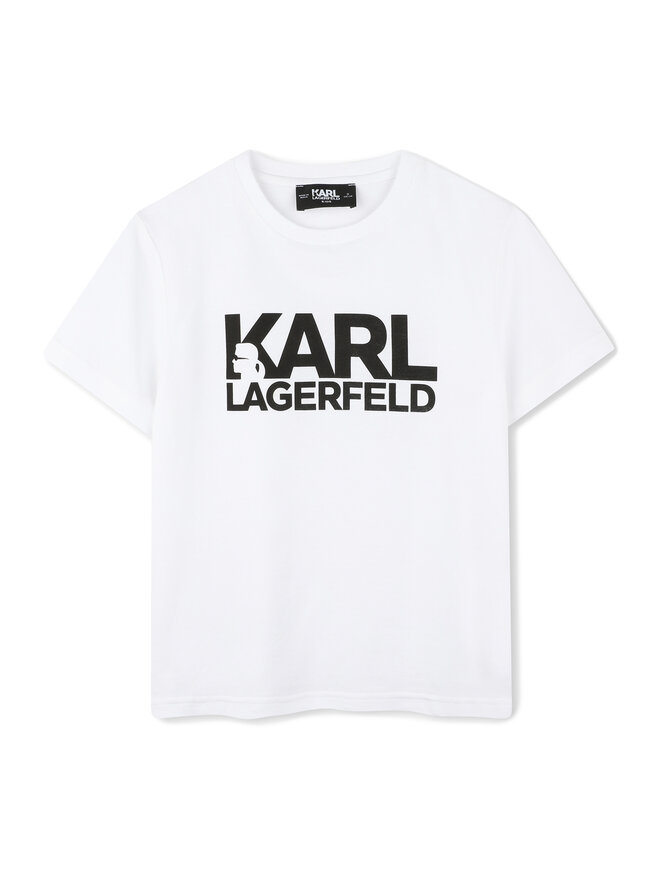 Karl Lagerfeld Kids Karl Lagerfeld Kids Camiseta Z30435 M Blanco Regular Fit