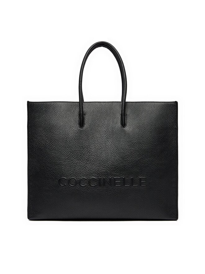 Coccinelle Handtasche Coccinelle QBB Coccinllemyrtha Maxi Log E1 QBB 18 01 01 Schwarz