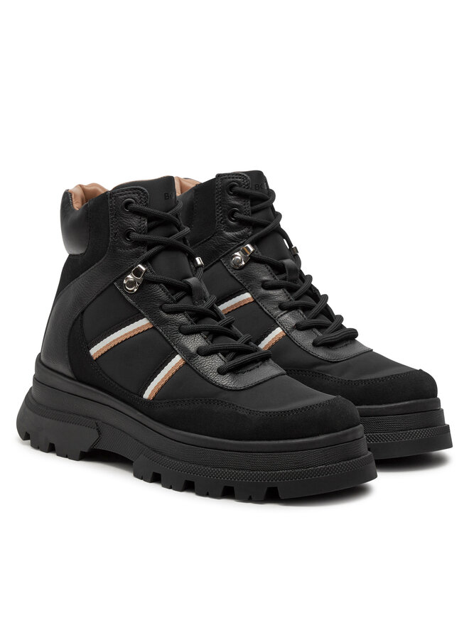 BOSS Schnürstiefeletten Boss Foster LUBootie NYSD 50523507 Schwarz