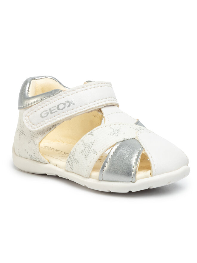 Geox Sandalen Geox B Elthan G. A B021QA 01054 C0007 Weiß