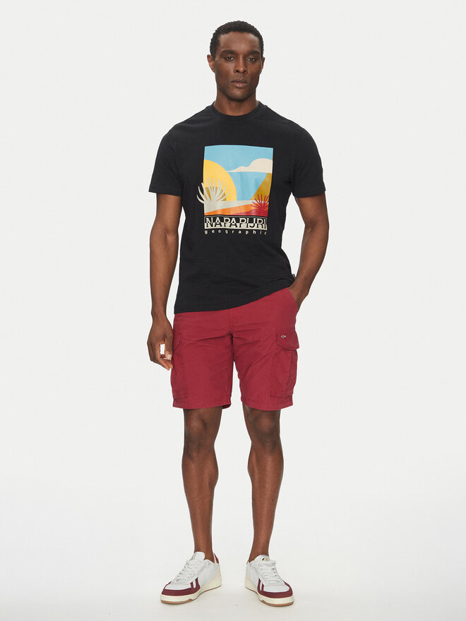 Napapijri Napapijri T-Shirt S-Arbia NP0A4IE3 Μαύρο Regular Fit