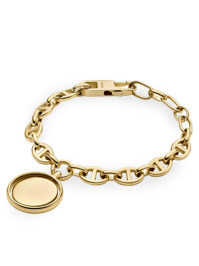 Fossil Bracciale Fossil Heritage Legacy Charm JF04801710 Oro