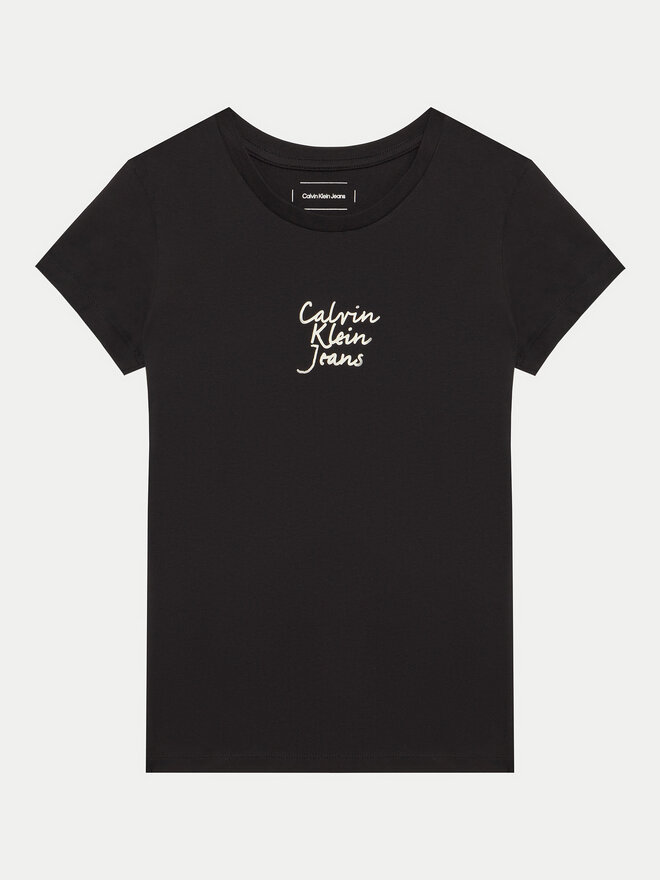 Calvin Klein Jeans Calvin Klein Jeans T-Shirt IG0IG02805 Schwarz Slim Fit