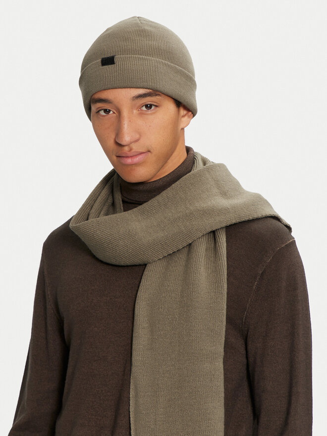 Jack & Jones Set Schal und Mütze Jack & Jones 12163827 Grün