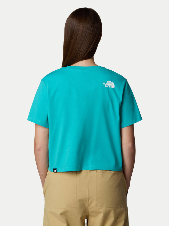 The North Face The North Face Marškinėliai Simple Dome NF0A87U4 Mėlyna Loose Fit