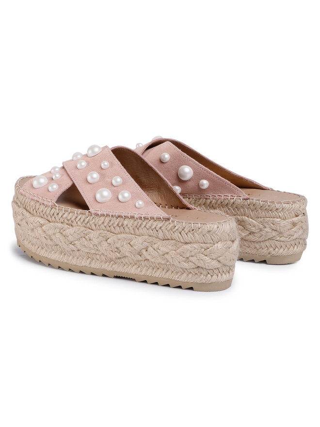 Eva Minge Espadrilky Eva Minge EM-14-07-000733 Růžová