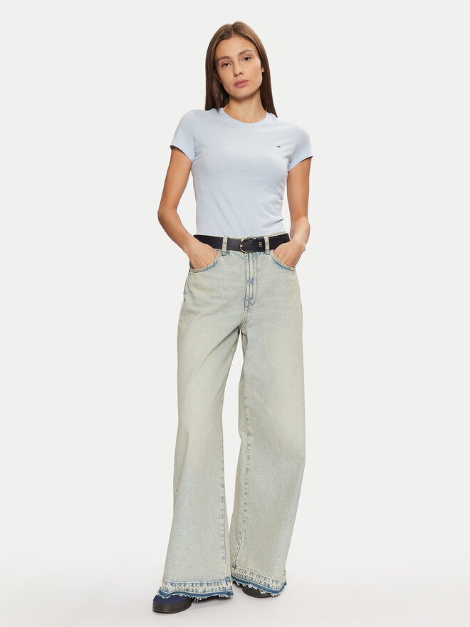 Tommy Jeans Tommy Jeans Футболка DW0DW20459 Блакитний Slim Fit