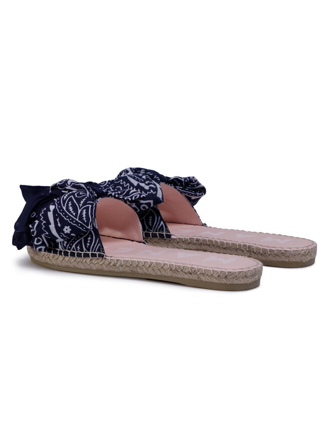 Manebi Alpargatas Manebi Sandals With Bow F 9.6 J0 Azul marino