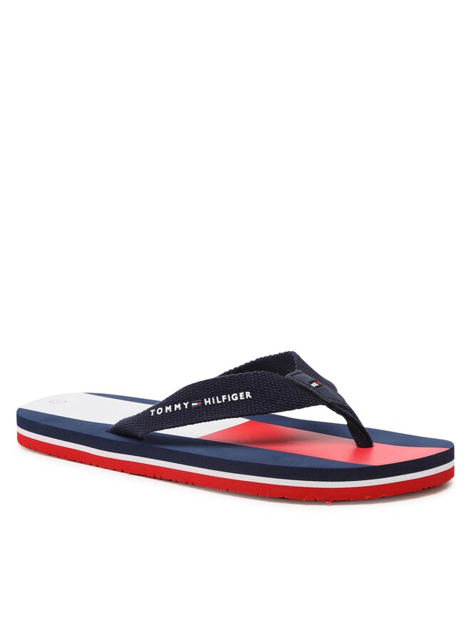 Tommy Hilfiger Infradito Tommy Hilfiger Flag Flip Flop T3B8-32919-0058 S Blu scuro
