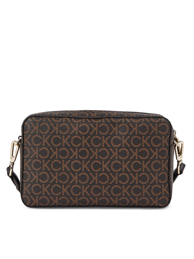 Calvin Klein Handtasche Calvin Klein Ck Must Camera Bag W/Pckt-Mono K60K611284 Braun