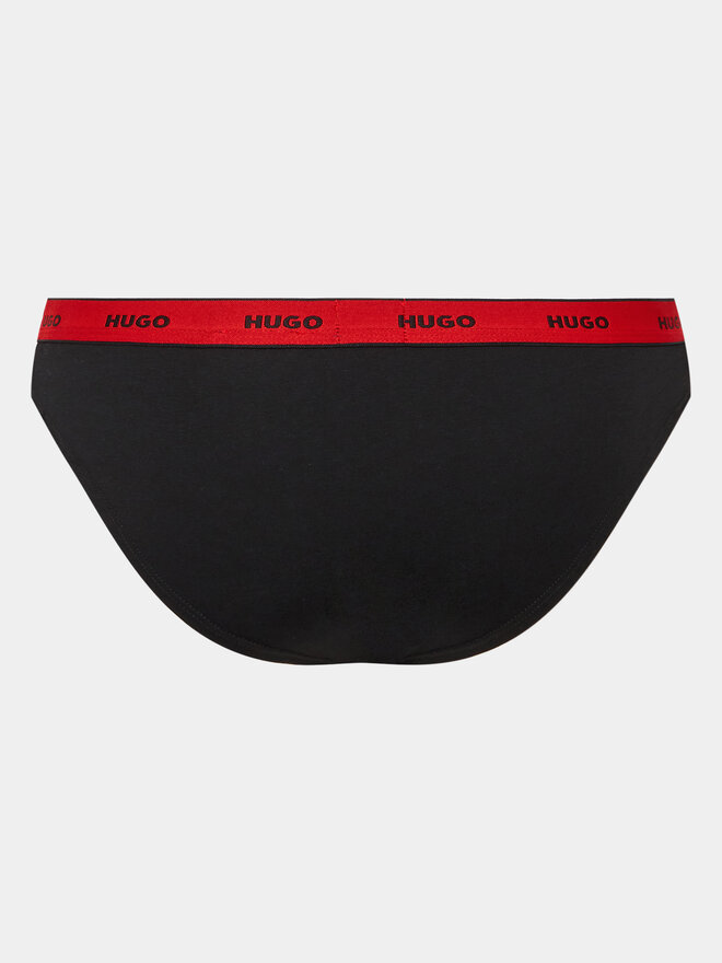 HUGO Hugo 3er-Set klassische Damenslips 50480157 Schwarz