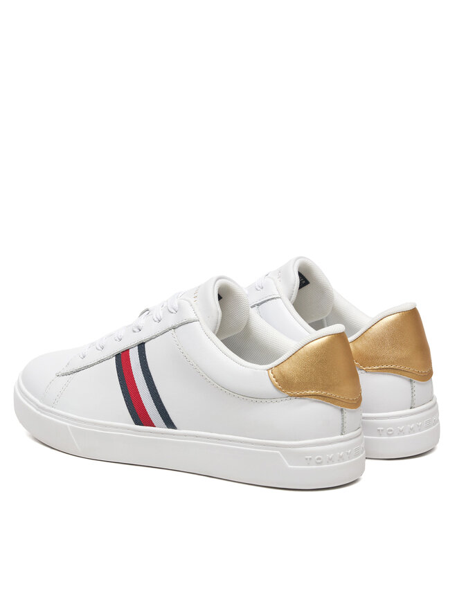 Tommy Hilfiger Sneakers Tommy Hilfiger Essential Court Sneaker FW0FW08321 Alb