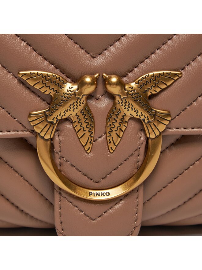 PINKO Handtasche Pinko Love Lady Puff Classic Cl Braun