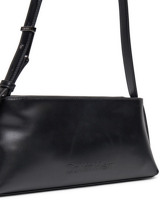 Calvin Klein Handtasche Calvin Klein Embossed Logo K60K612550 Schwarz