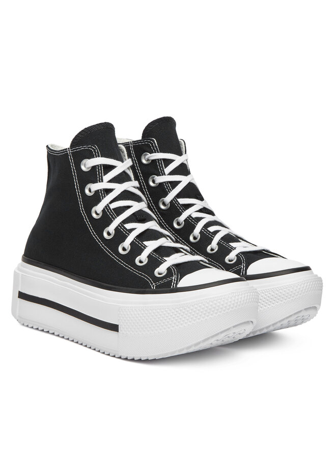 Converse Tenisice Converse Chuck Taylor All Star Lift Double Stack A12975C Crna