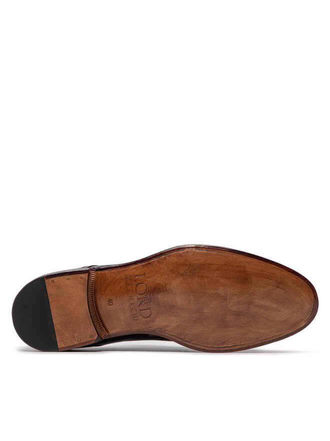 Lord Premium Półbuty Lord Premium Derby 5504 Brązowy