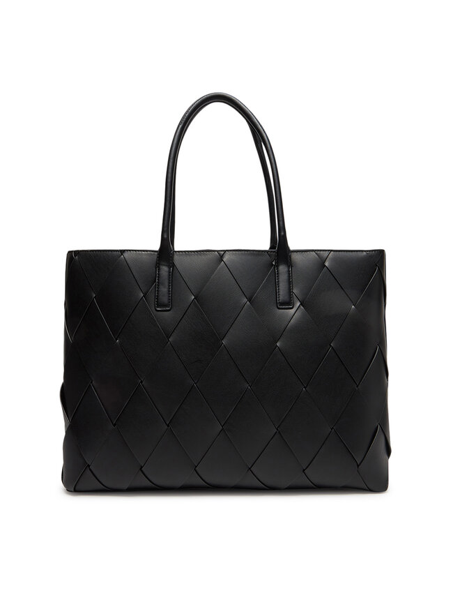Calvin Klein Τσάντα Calvin Klein Ck Woven Medium Shopper K60K612994 Μαύρο