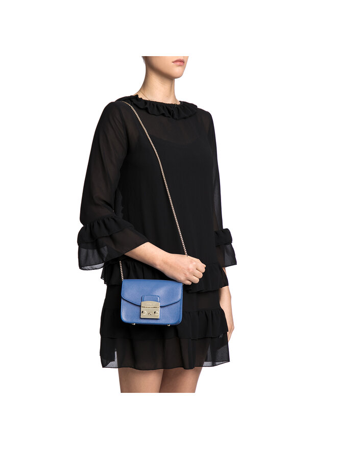 Handtasche Furla Metropolis 914336 B BGZ7 ARE Blau eschuhe