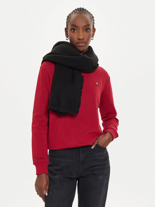 Calvin Klein Šátek Calvin Klein Embroidery K60K612896 Černá