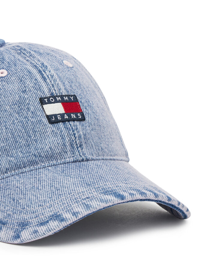 Tommy Jeans Czapka z daszkiem Tommy Jeans Heritage AW0AW17643 Fioletowy