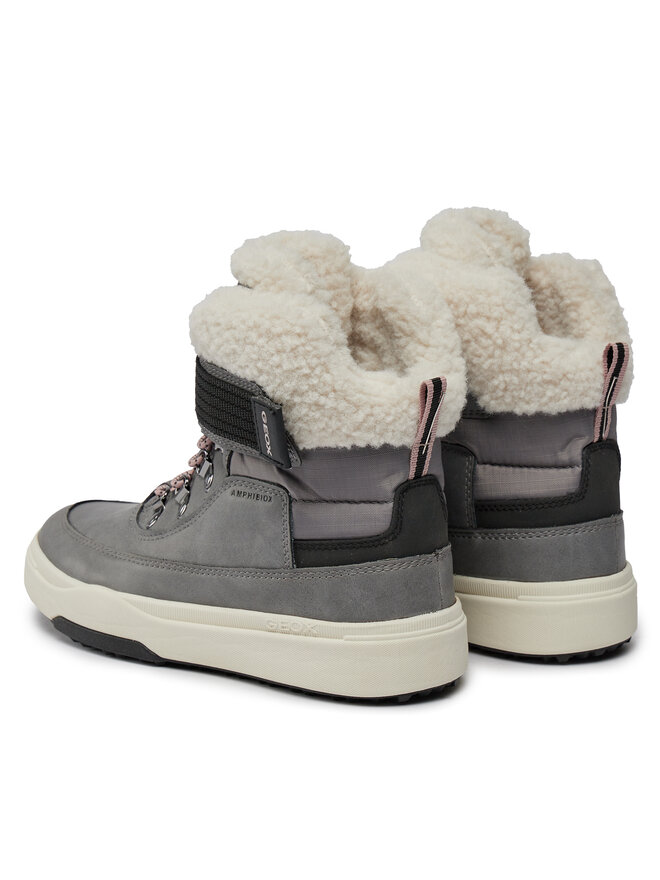 Geox Μπότες Geox J Bunshee Pg Girl B J36HSA 0MEFU C1006 D Γκρι