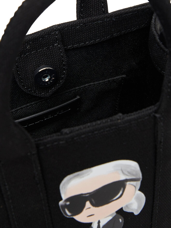 KARL LAGERFELD Ročna torba KARL LAGERFELD A3W50109 Črna