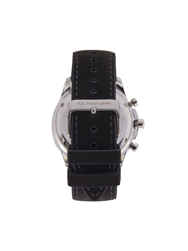 U.S. Polo Assn. Pulkstenis U.S. Polo Assn. Alexandre USP7224LB Melns