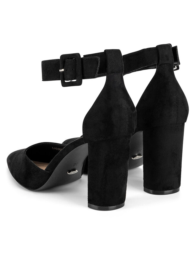 DeeZee Czółenka DeeZee LH230312-5 Czarny