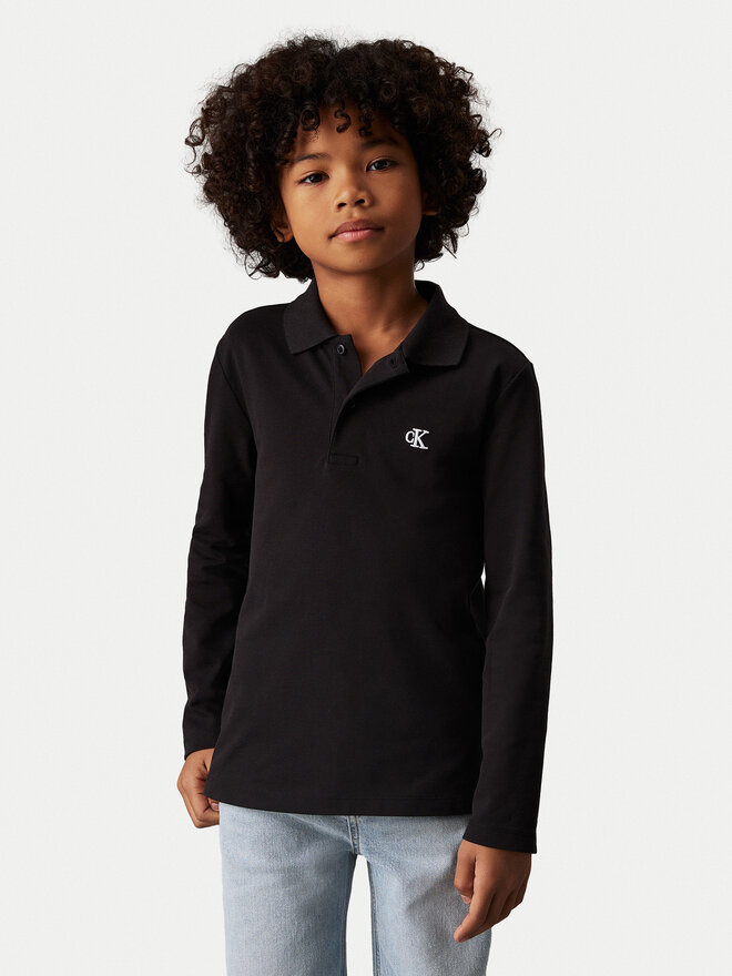 Calvin Klein Jeans Calvin Klein Jeans Poloshirt Essential IB0IB02421 D Schwarz Regular Fit