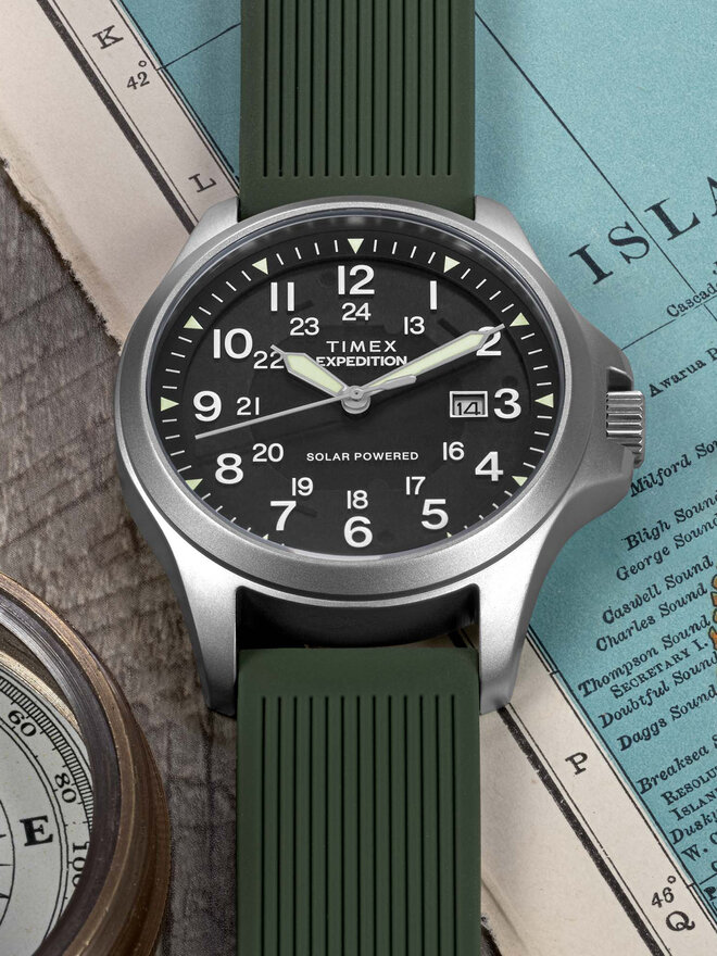 Timex Orologio Timex Expedition® Field Post Solar TW2Y31600 Verde