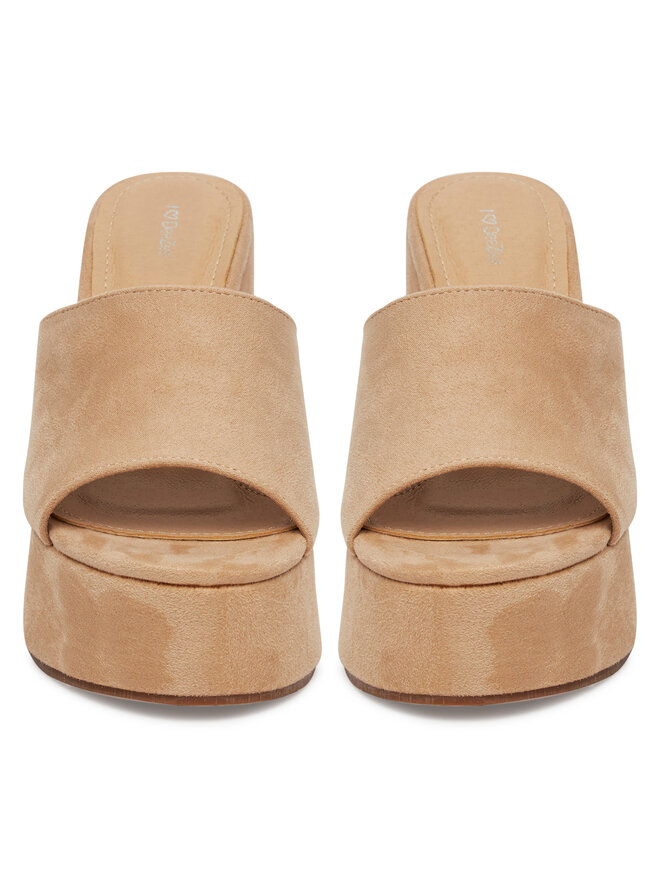 DeeZee Pantoletten DeeZee E8341-1 Beige