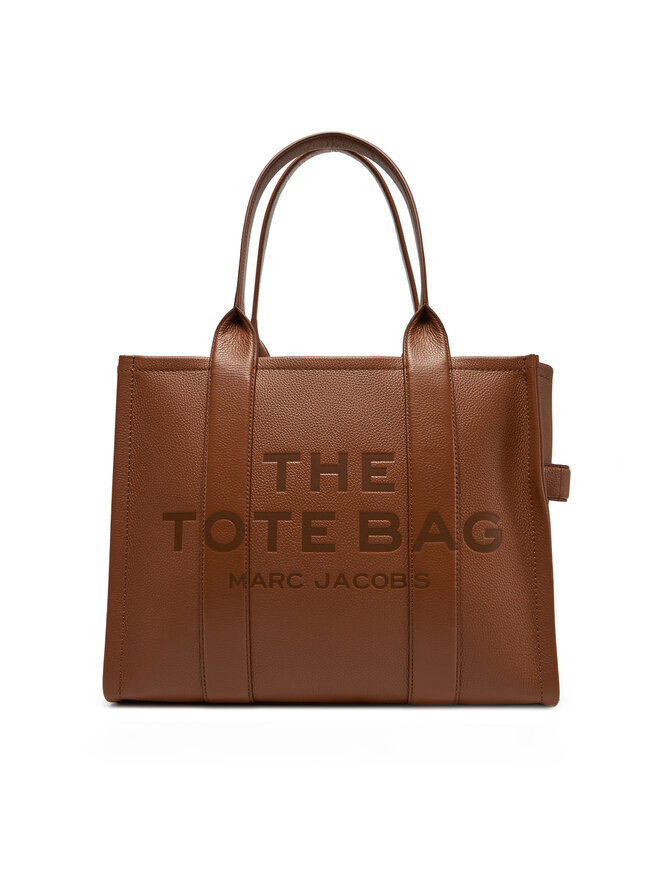 Marc Jacobs Torebka Marc Jacobs The Leather Large Tote Bag H020L01FA21 Brązowy