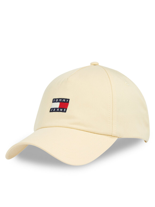 Tommy Jeans Czapka z daszkiem Tommy Jeans Tjw Heritage Core 5 Panel Cap AW0AW16991 Żółty