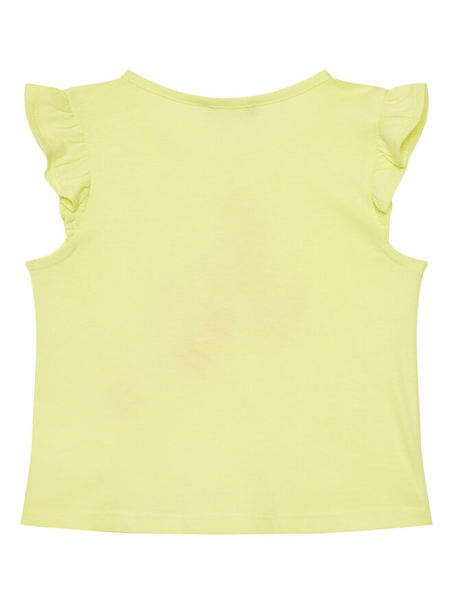 United Colors Of Benetton United Colors Of Benetton Majica 3I1XG10JK Rumena Regular Fit