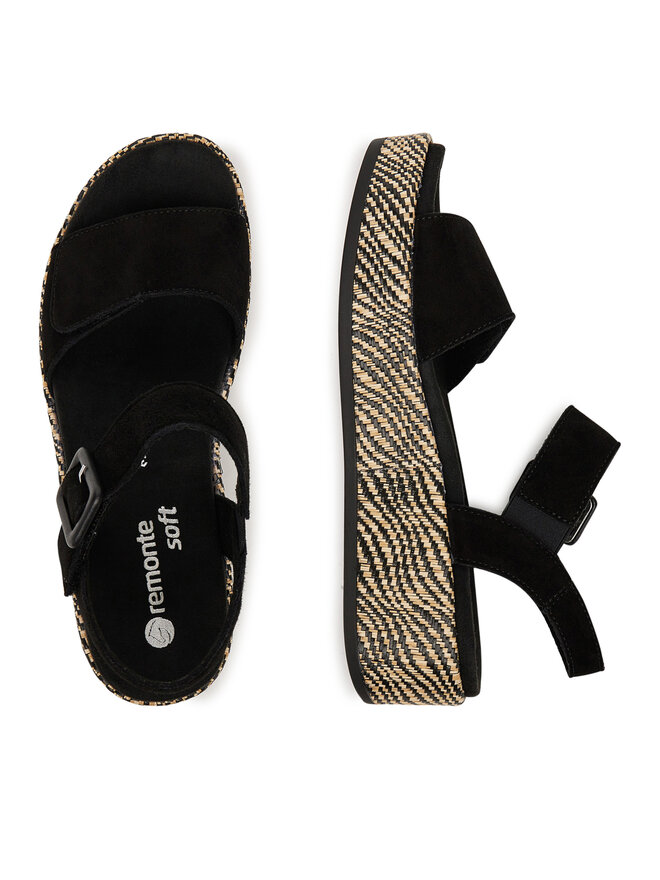 Remonte Sandalen Remonte D1N54-02 Schwarz