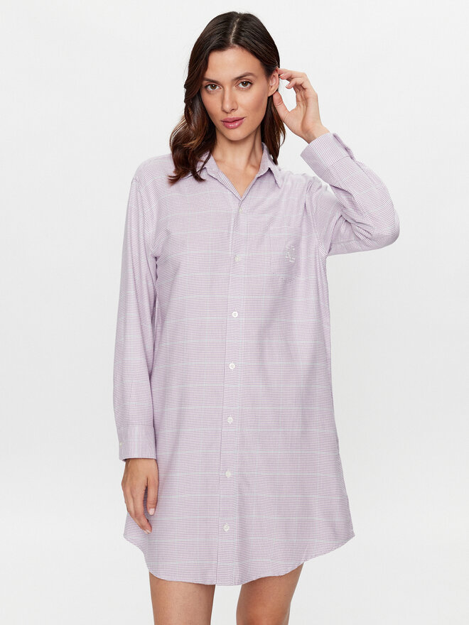 LAUREN RALPH LAUREN Lauren Ralph Lauren Nachthemd ILN32271 Violett Regular Fit
