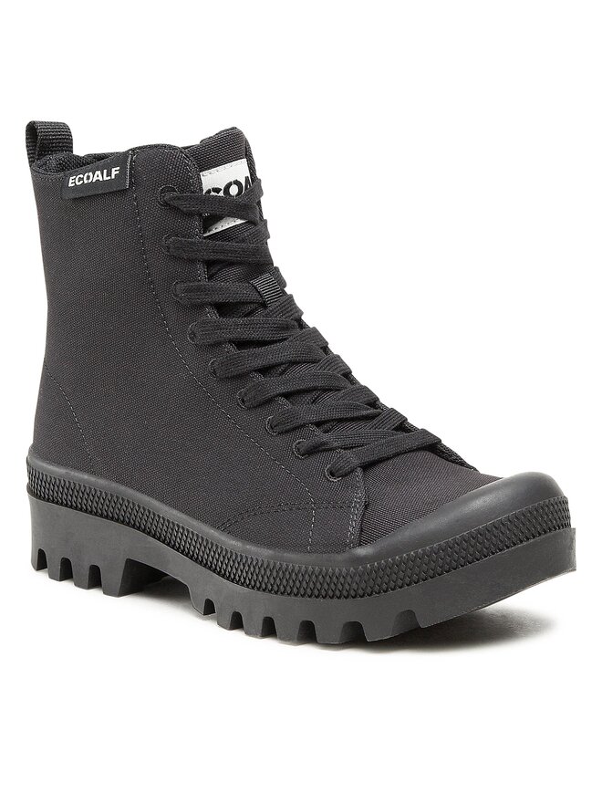 Ecoalf Schnürstiefeletten Ecoalf Mulhacenalf Boots Woman SHMBMULHA2820WW22 Schwarz