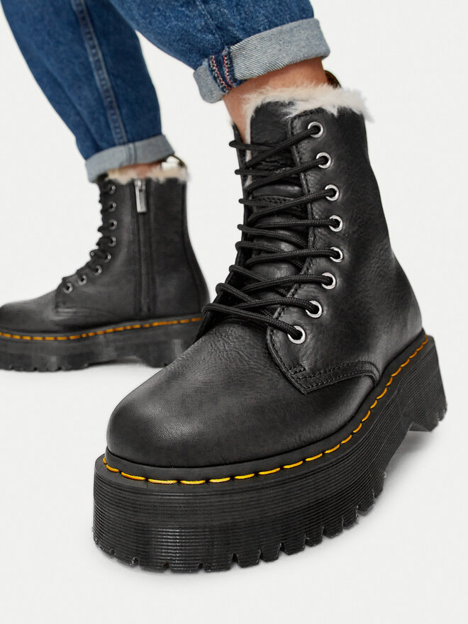 Dr. Martens Bakancs Dr. Martens Jadon Fl 25637001 Fekete