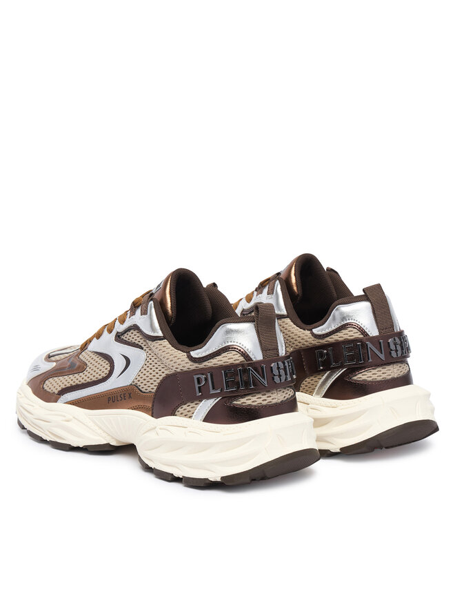Plein Sport Снікерcи Plein Sport Pulse X FAFS USC1044 STE003N Коричневий