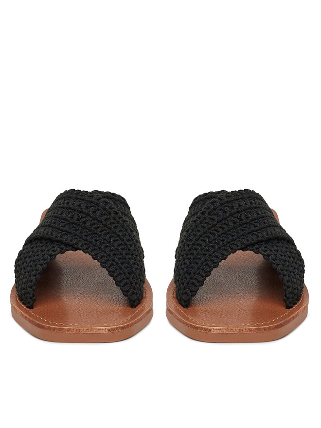 DeeZee Pantoletten DeeZee E4736-1 Schwarz