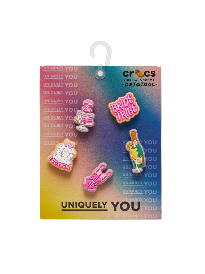 Crocs Apavu rotājums Crocs Jibbitz Bachelorette Vibes 5 Pack Daudzkrāsains