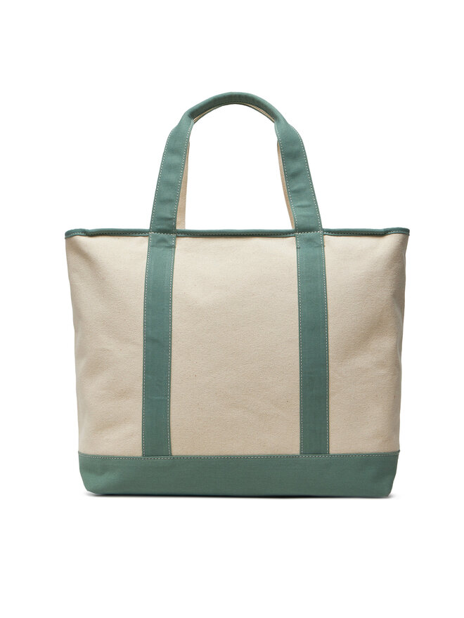Tommy Hilfiger Torebka Tommy Hilfiger Th Summer Canvas Tote AW0AW17421 Zielony