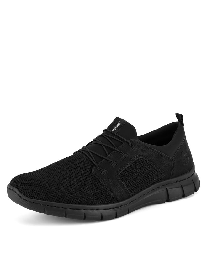 Rieker Sneakersy Rieker B7796-01 Čierna