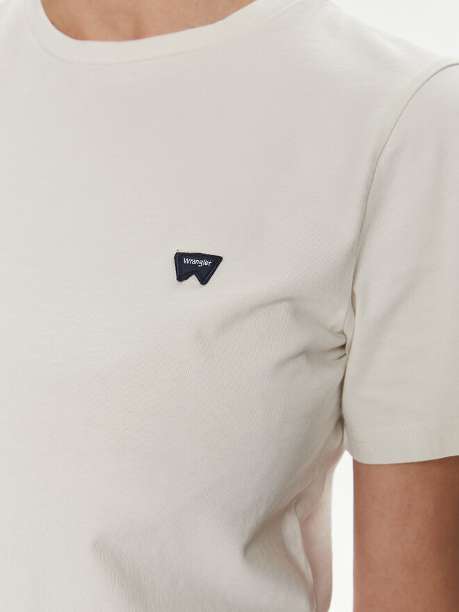 Wrangler Wrangler Marškinėliai 112350191 Écru Regular Fit