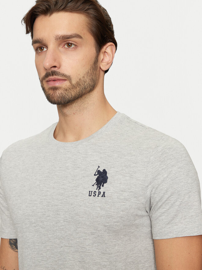 U.S. Polo Assn. U.S. Polo Assn. Marškinėliai MUP3311 Pilka Slim Fit