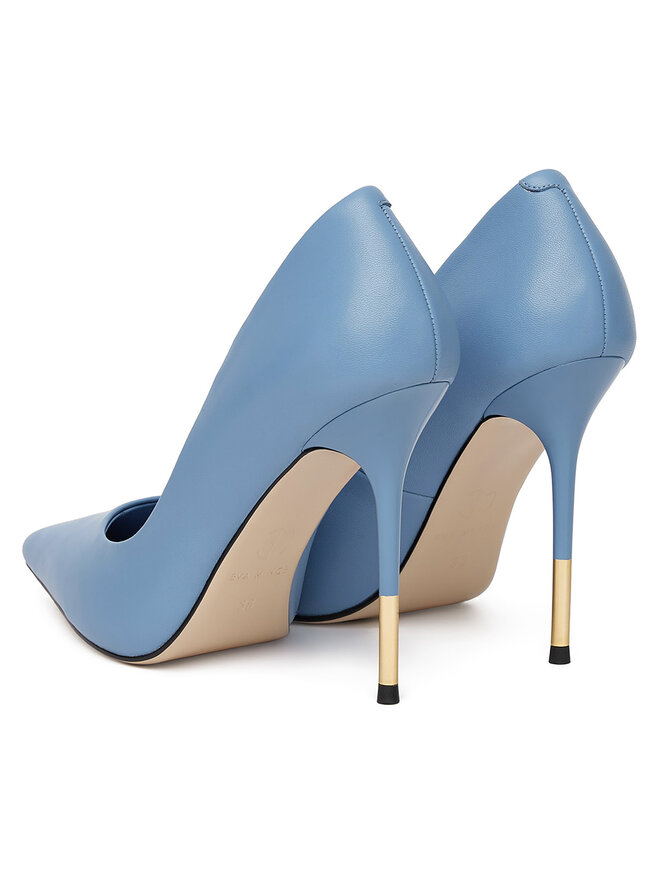 Eva Minge Pantofi cu toc subțire Eva Minge THYME-LT934-35 Albastru