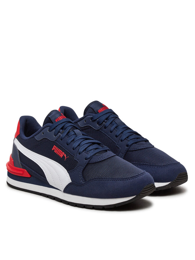 Puma Sneakersy Puma St Runner v4 Mesh Jr 399876 02 Granatowy