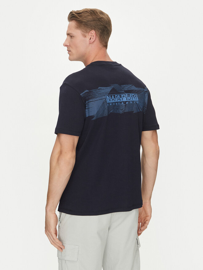 Napapijri Napapijri Camiseta S-Vanni NP0A4IED Azul marino Regular Fit