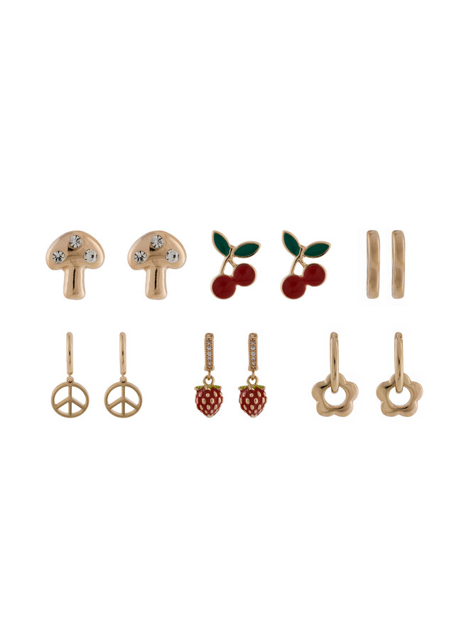 Aldo Set Ohrringen Aldo Charmiies 13994892 Goldfarben