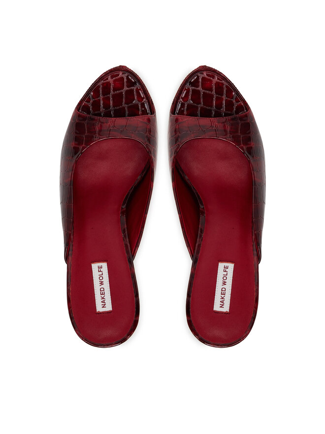 Naked Wolfe Natikači Naked Wolfe Fab Bordo rdeča